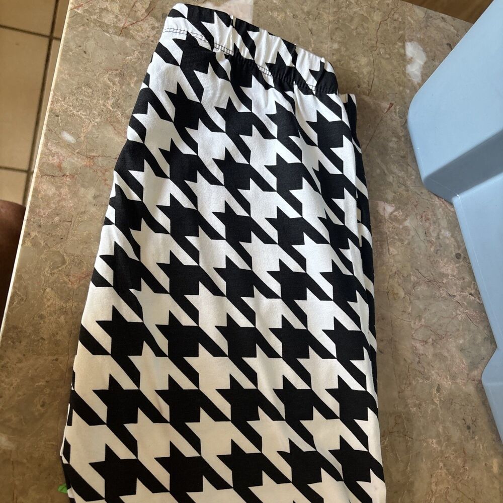 No Boundaries Size M Leggings Houndstooth 7/9
